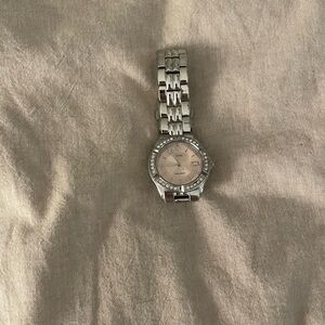 Guess Silver and Pink Women's Watch